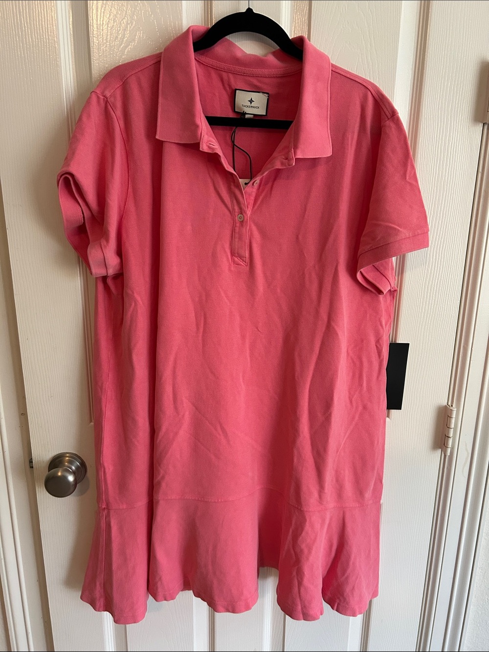 Tuckernuck Pink Polo Shirt Dress